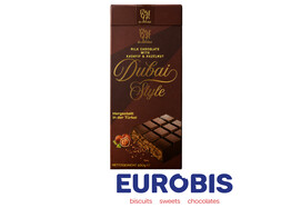 DUBAI STYLE MILK CHOCOLATE WITH KADAYIF   HAZELNUT 200g