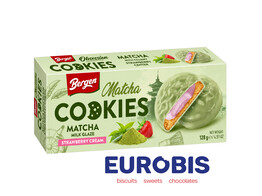 BERGEN COOKIES MATCHA STRAWBERRY CREAM 128g