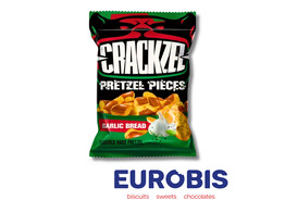 CRACKZER PRETZEL PIECES GARLIC BREAD 85g
