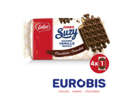 LOTUS JUMBO SUZY VANILLEWAFEL MET CHOCOLADE 4x75g